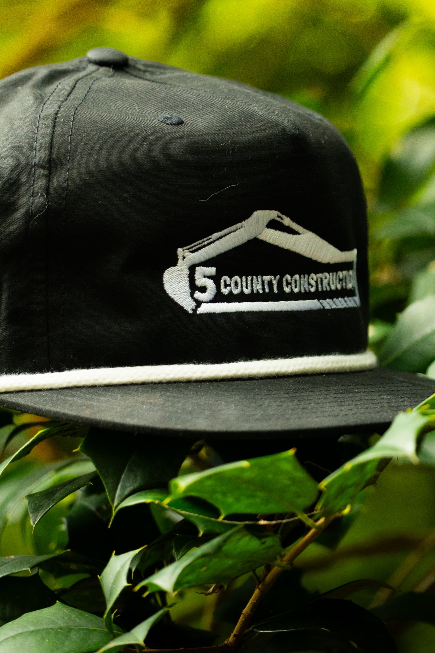 5 County Black Rope Hat (Moonlight)