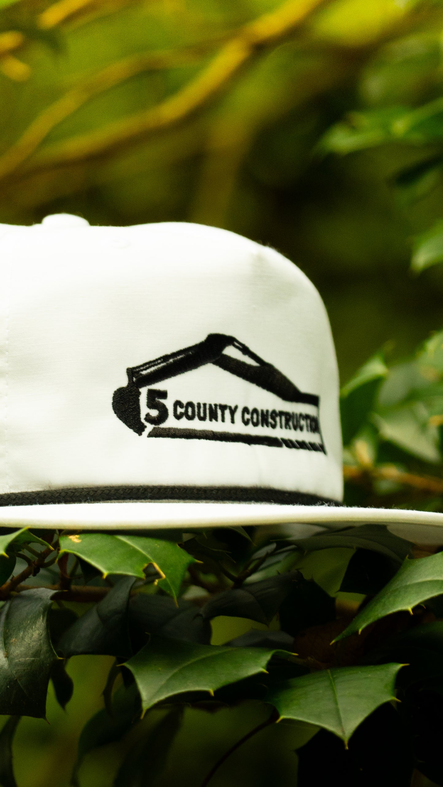 5 County White Rope Hat (Snow)