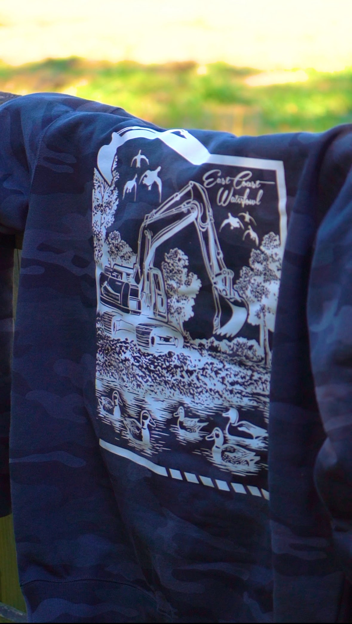 ECW & 5CC Collaboration Hoodie “Black Camo”