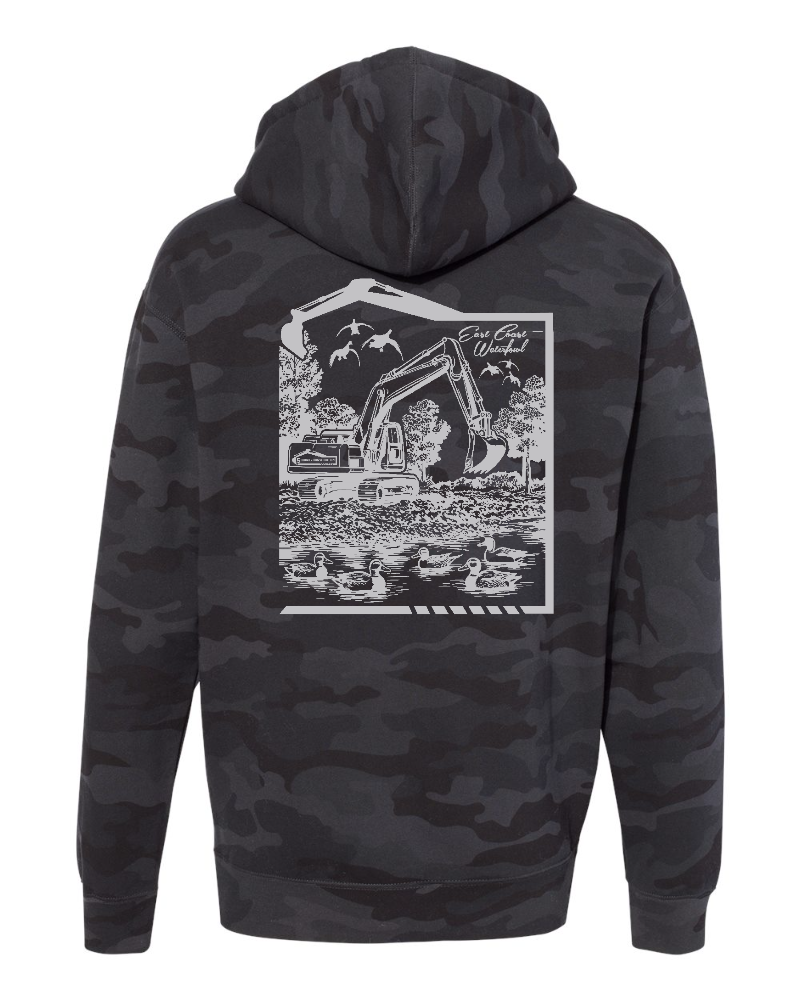 ECW & 5CC Collaboration Hoodie “Black Camo”