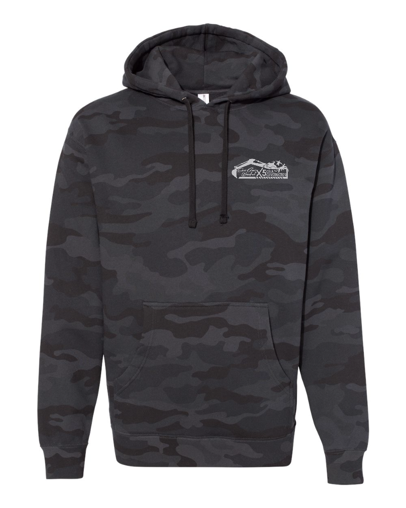 ECW & 5CC Collaboration Hoodie “Black Camo”
