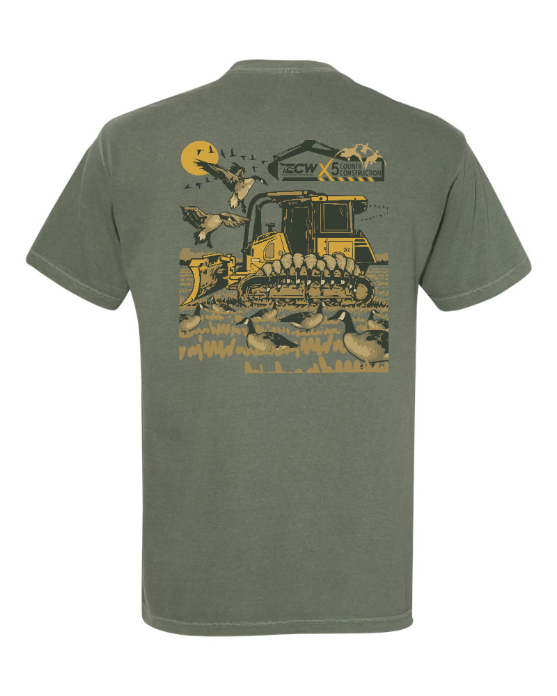 ECW & 5CC Dozer Collab T-Shirt “Moss”