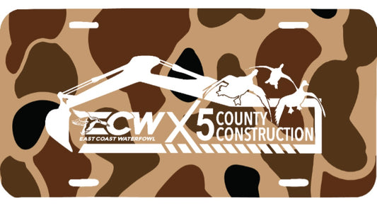 ECW & 5CC License Plates