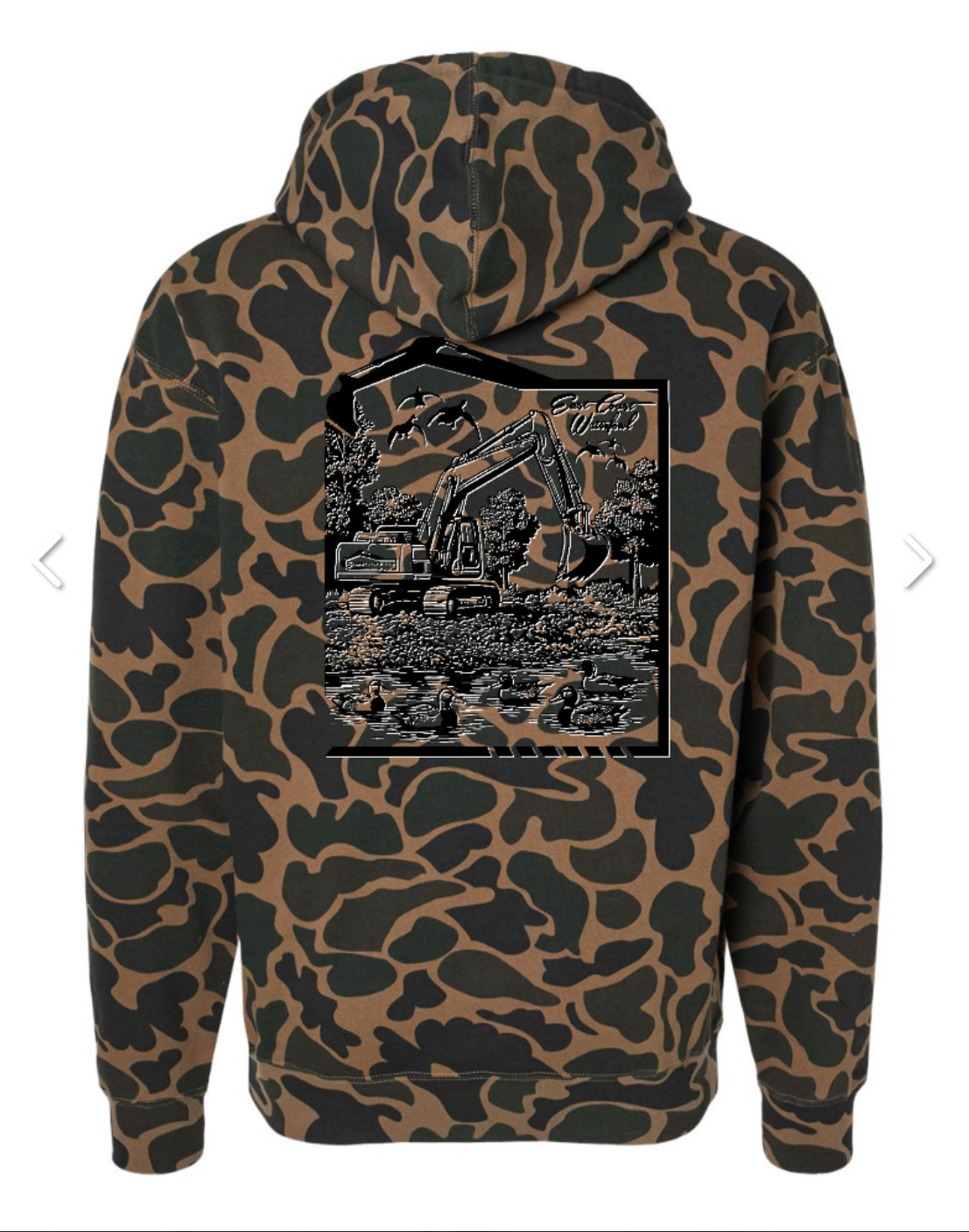 ECW & 5CC Collab Hoodie "Duck Camo”