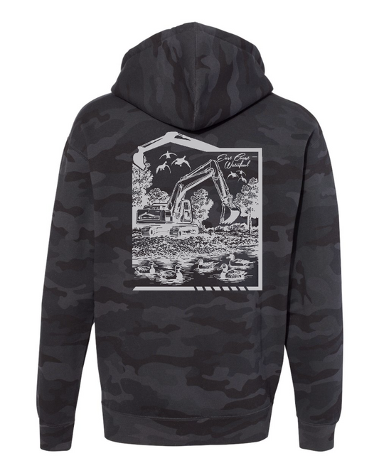 ECW & 5CC Collaboration Hoodie “Black Camo”
