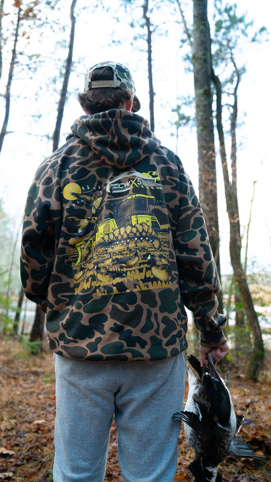 ECW & 5CC Dozer Collab Hoodie "Duck Camo”