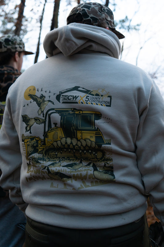 ECW & 5CC Dozer Collab Hoodie "Grey”