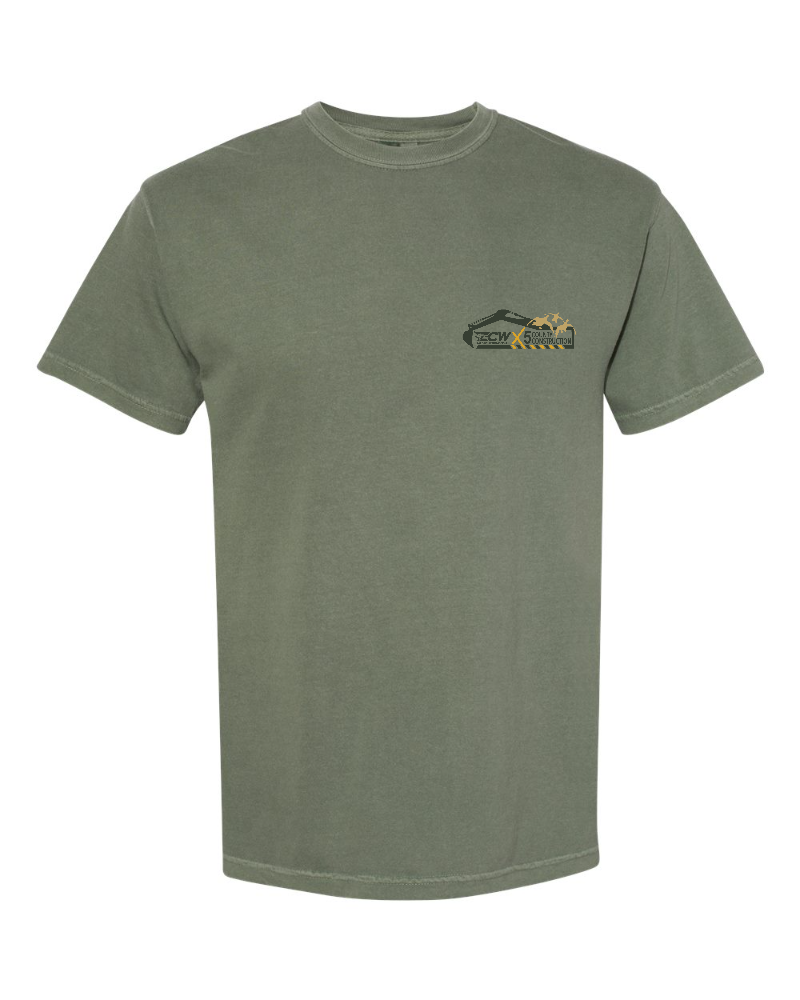 ECW & 5CC Dozer Collab T-Shirt “Moss”