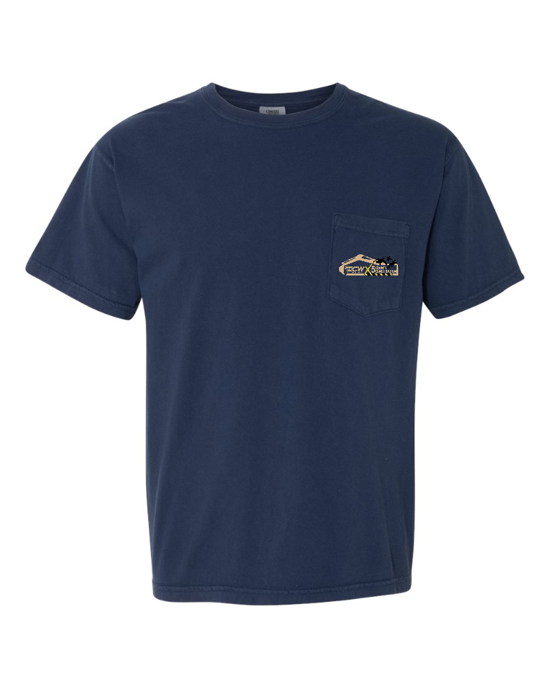 ECW & 5CC Dozer Collab T-Shirt “Navy Blue”