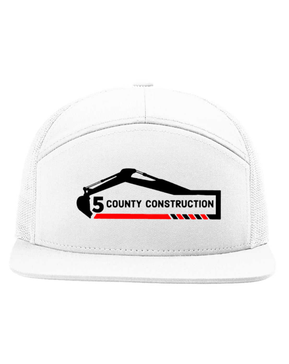 5 County White 7 Panel (Frostbite)